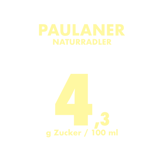 zuckergehalt paulaner naturradler